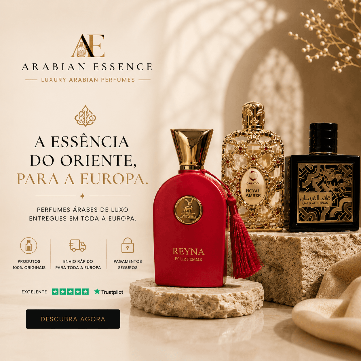 A essência do Oriente, agora na Europa
