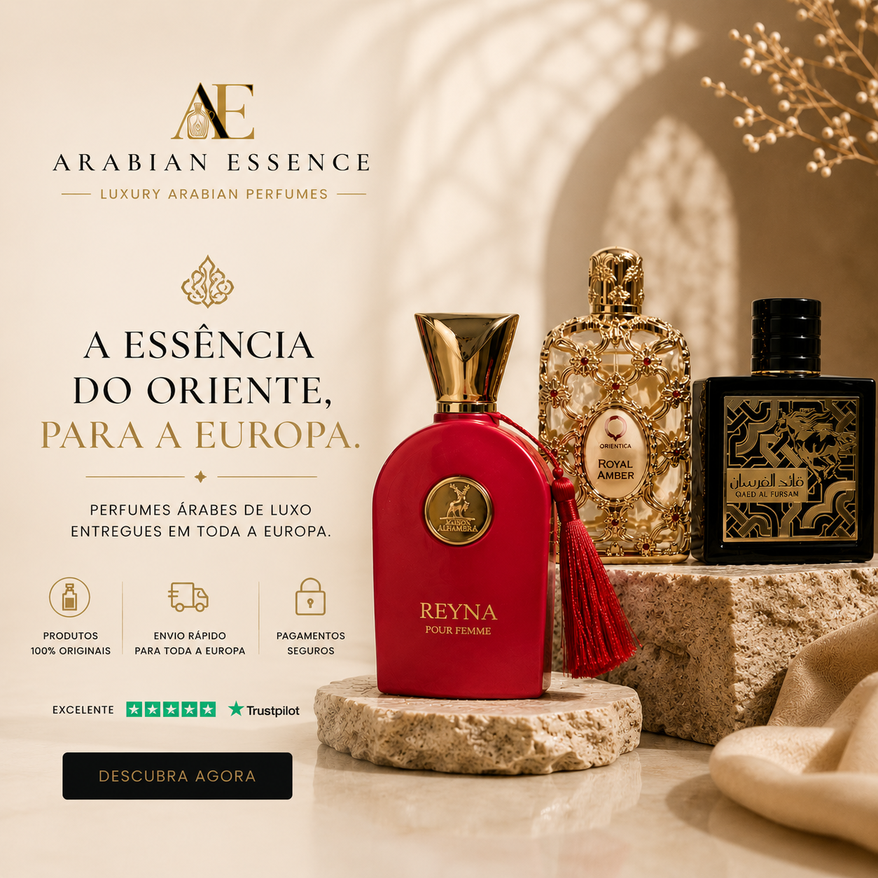 A essência do Oriente, agora na Europa